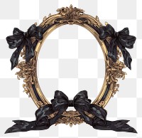 PNG Coquette ornate picture frame adorned with black lace style photography decorative.