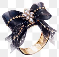 PNG Black coquette ring illustration accessories accessory.