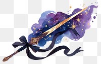 PNG Sword illustration watercolor weapon.