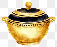 PNG Fondue pot elegant kitchenware decorative.