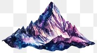 PNG Mountain in Watercolor Galaxy style watercolor galaxy accessories.