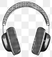 PNG Headphone icon headphones black white.