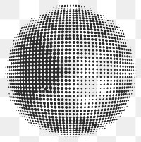 PNG 1st badge icon halftone black white.