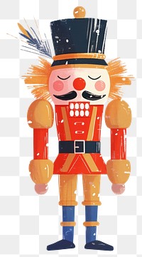 PNG Nutcracker illustration toy traditional.