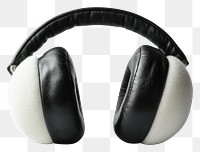 PNG Sail earmuffs for kids headphones black white.