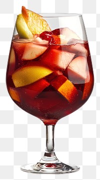 PNG Real sangria beverage cocktail glass.