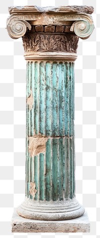 PNG Brown green Greek ancient column pillar architecture greek.