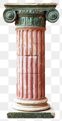 PNG Pink green Greek ancient column pillar architecture greek.