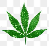 PNG Green Marijuana leaves icon plant herbs leaf.