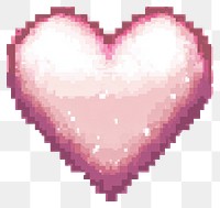 PNG Pink heart icons pixel illustration pixelated.