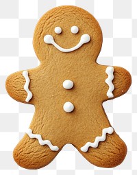 PNG A gingerbread man cookie christmas nature confectionery.