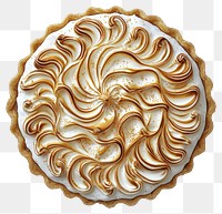 PNG A Christmas meringe pie decoration dessert pastry.