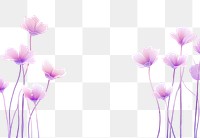 PNG Light violet flowers backgrounds abstract outdoors. 