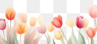 PNG Soft warm tone tulips backgrounds outdoors flower. 