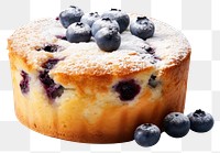 PNG Blueberry muffin cake dessert fruit food.