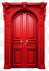 PNG Red door gate.