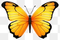 PNG Butterfly animal insect white background.