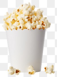 PNG Mockups popcorn box snack background isolated.