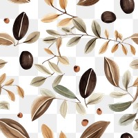 PNG Coffee plant pattern backgrounds leaf. 