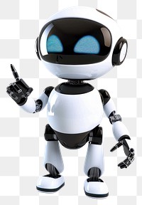 PNG Robot with a speech bubble illustration character cute.