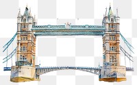 PNG London Bridge bridge illustration landmark.