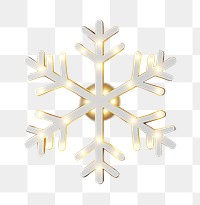 PNG String of LED Christmas Lights snowflake led illuminated.