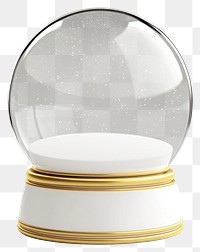 PNG Snow Globe illustration crystal sphere.