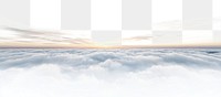 PNG Evening pastel sky horizon clouds view.