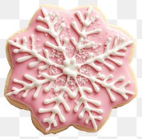 PNG Pink snowflakes cookie dessert confectionery christmas.