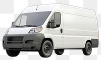 PNG Real delivery van vehicle transportation white.