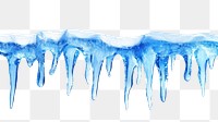 PNG Transparent blue icicle icicles background nature.