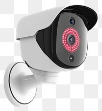 PNG Real modern security camera device surveillance technology.