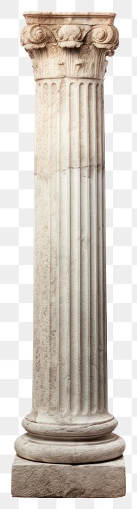 PNG Roman pillar architecture column white background.