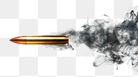 PNG Bullet with a smoke trail ammunition background weapon.