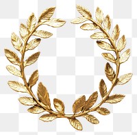 PNG Golden laurel wreath gold golden golden laurel wreath.