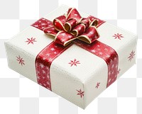 PNG Wrapping gift christmas white celebration.