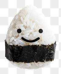 PNG Onigiri cute sushi food rice.