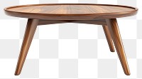 PNG Coffee table furniture modern round.