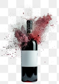 PNG Exploding bottle red wine explosion splash photography.