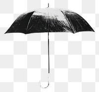 PNG Umbrella design black white.