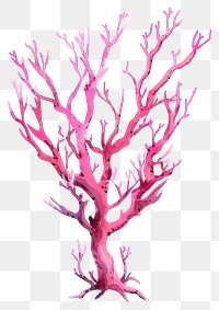 PNG Halloween tree branch art illustration drawing.