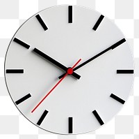 PNG Minimalist clock face design timepiece modern simple.