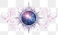 PNG Celestial jewelry symbol white background. 