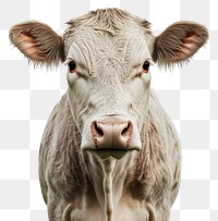 PNG An isolated cow animal photography background.