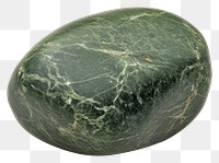 PNG An isolated heavy green stone rock accessories decorative.