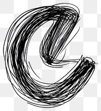 PNG A lpercentage symbol scribble drawing abstract black.