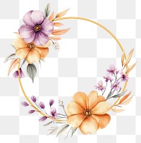 PNG Flower art illustration watercolor.