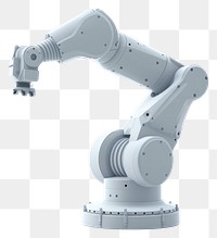 PNG Robotic arm industrial robotics manufacturing.