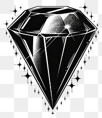 PNG Gem illustration diamond graphic.