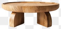 PNG Rounded wooden table furniture modern contemporary.